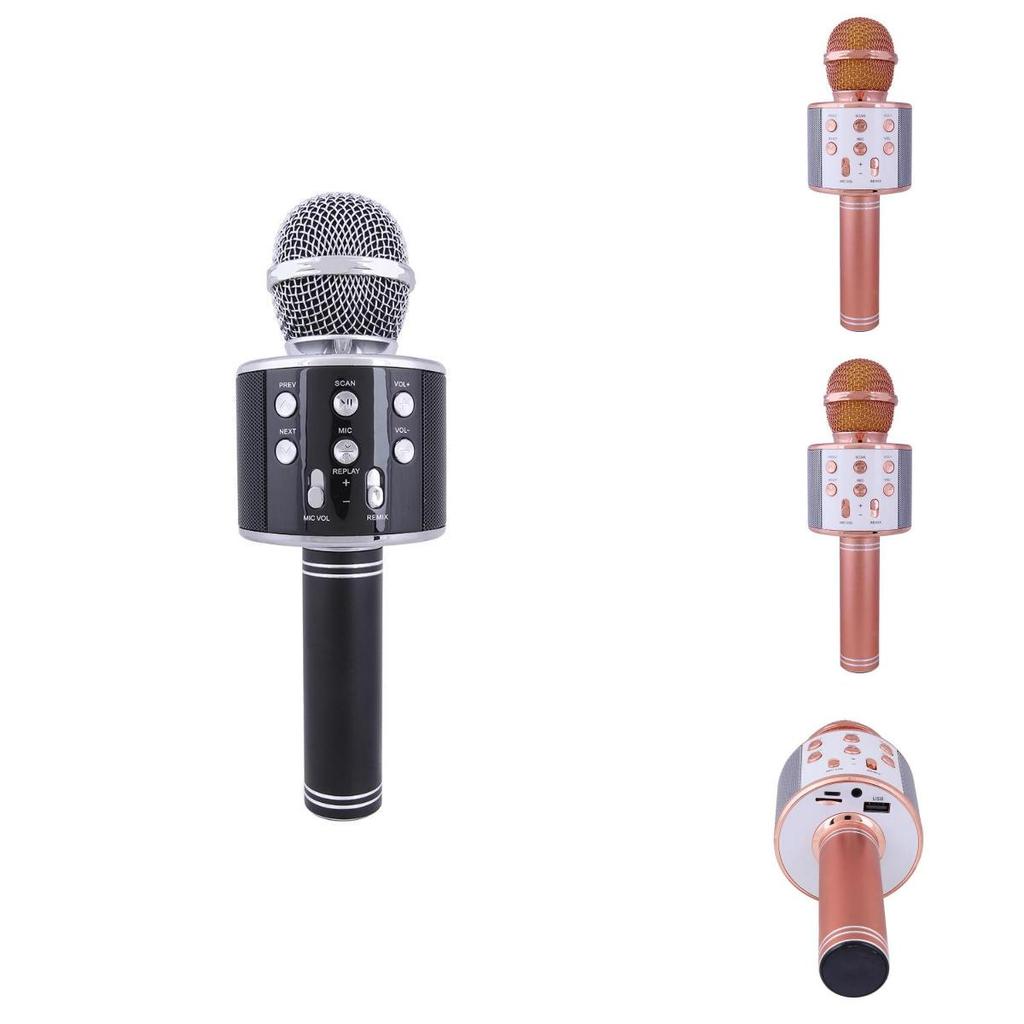Wireless Bluetooth Microphone Handheld Ktv Mini Portable Speaker Usb Player For Home And Ktv Use