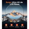 Montre Connectée Homme LIGE 1,75" AMOLED, Batterie 800mAh, LED, 100+ Sports, Bluetooth, Cardio/Sommeil, Android iOS