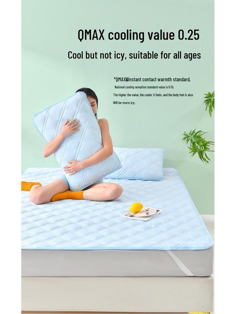 Breathable Cooling Mattress Mat - Soft, Machine Washable Summer Bedding (1.5m/1.8m)