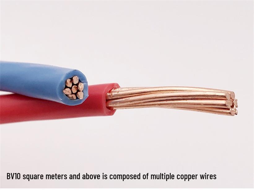 Jinshan 2.5 Sq Mm Copper Core BV1.5/4/6 Single-Strand Flame Retardant Cable