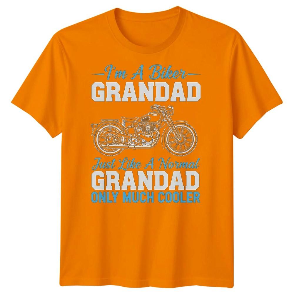 Im A Biker Grandad Just Like A Normal Only Much Cooler Unisexs Biker TShirt Tee