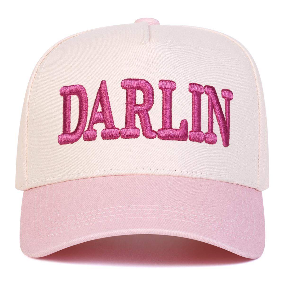 

Мужская бейсболка пэчворк с вышивкой букв, уличная регулируемая солнцезащитная кепка для отдыха, весна-осень, для путешествий, туризма, пляжного отдыха розовый/бежевый