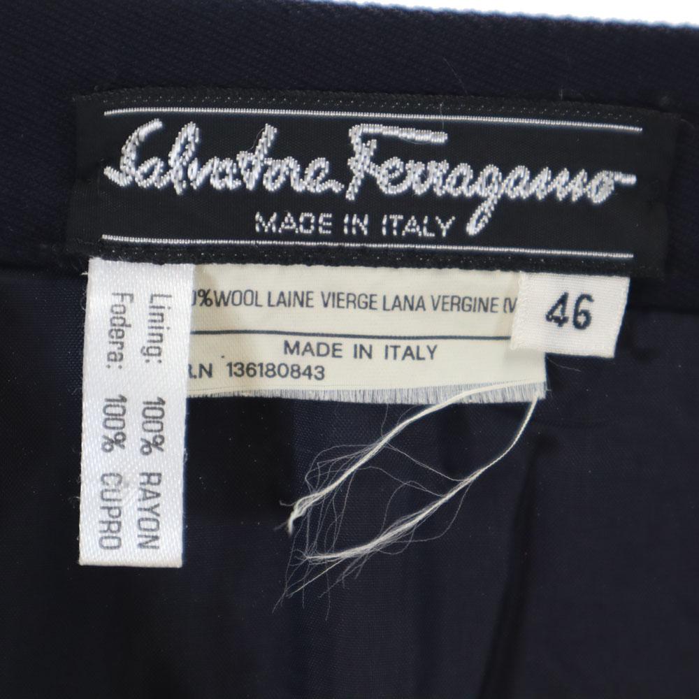 Salvatore Ferragamo 90s Made in Italy Old Midi length Tight Skirt 46 Women Used