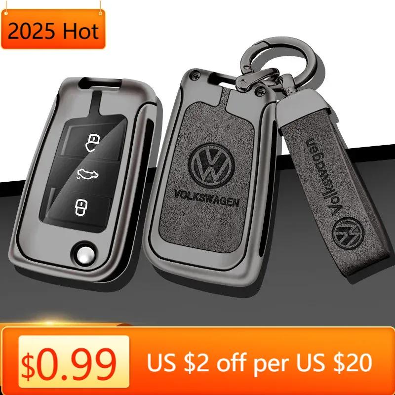 Hot Car Remote Key Fob Case Cover Holder Shell Bag For Volkswagen VW Polo Golf 7 MK7 Tiguan Passat Jetta E-golf Keychain Accesso