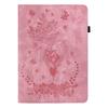 For Xiaomi Redmi K Pad Case Card Holder Anti-Scratch Leather Cover Rose Flower Imprint