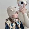 Baby Knitted Winter Hat With Ears For Toddler Girls Kids Warm Windproof Cap