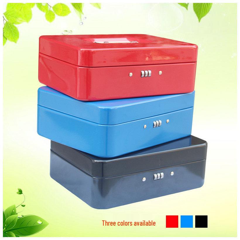 Home Mechanical Password Cash Register Box - 250M Anti-theft Handheld Money Box