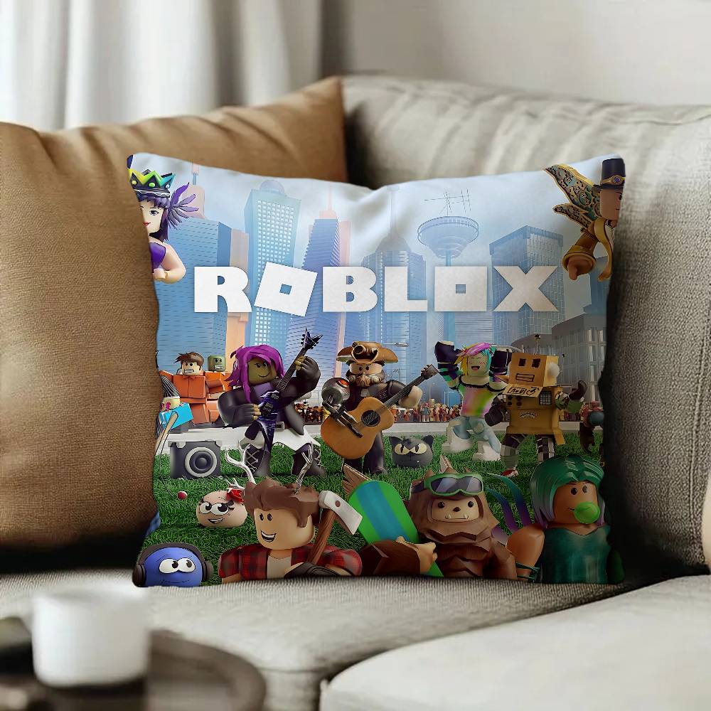 Hot Game-R-Robloxs Pillowcase toon Gift Cushion Cover Bedroom Home Sofa Chair Seat Decor pillow case