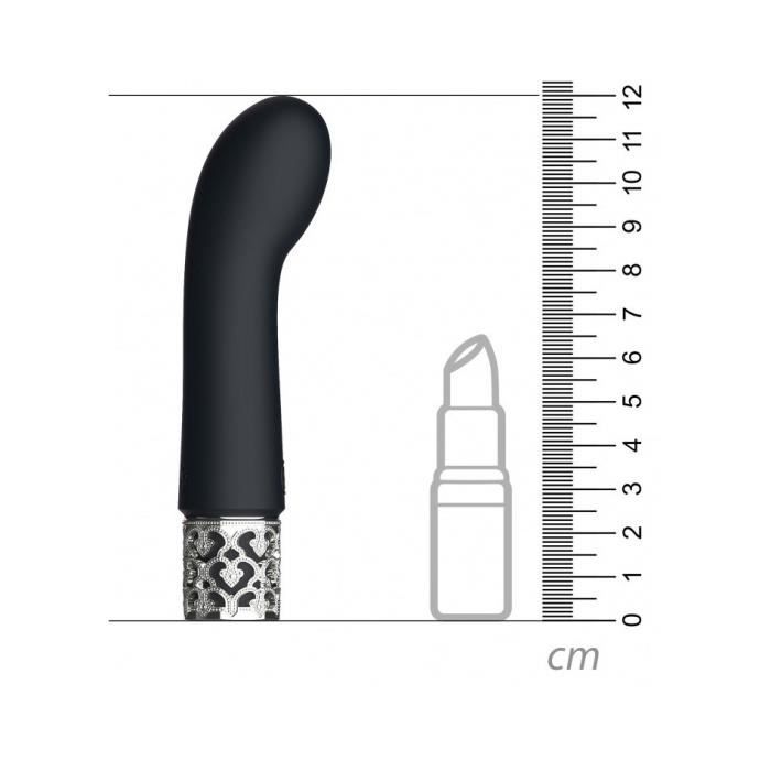 Vibromasseur - Ouch - Bijou Noir - Rechargeable - Silicone - Petit