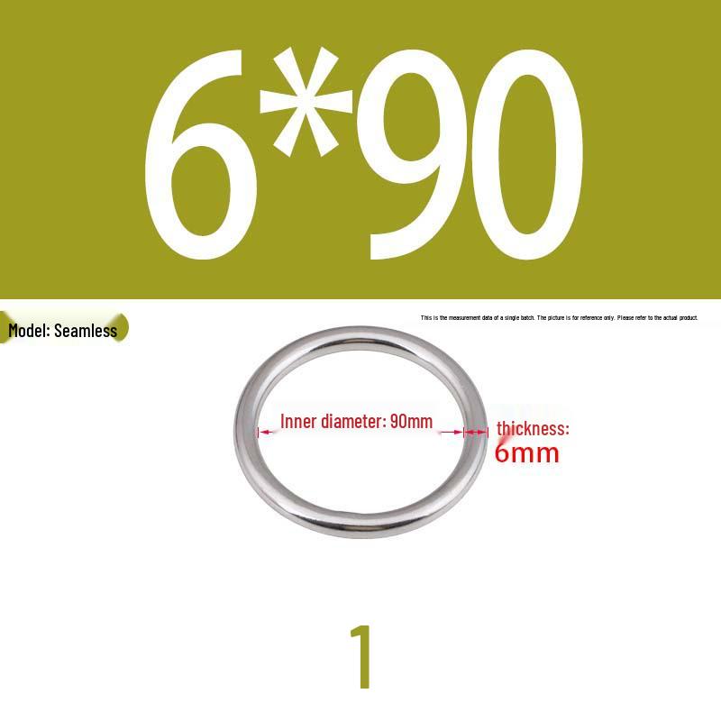 304 Stainless Steel Seamless O-Ring for Lifting and Hammock Yoga Connection