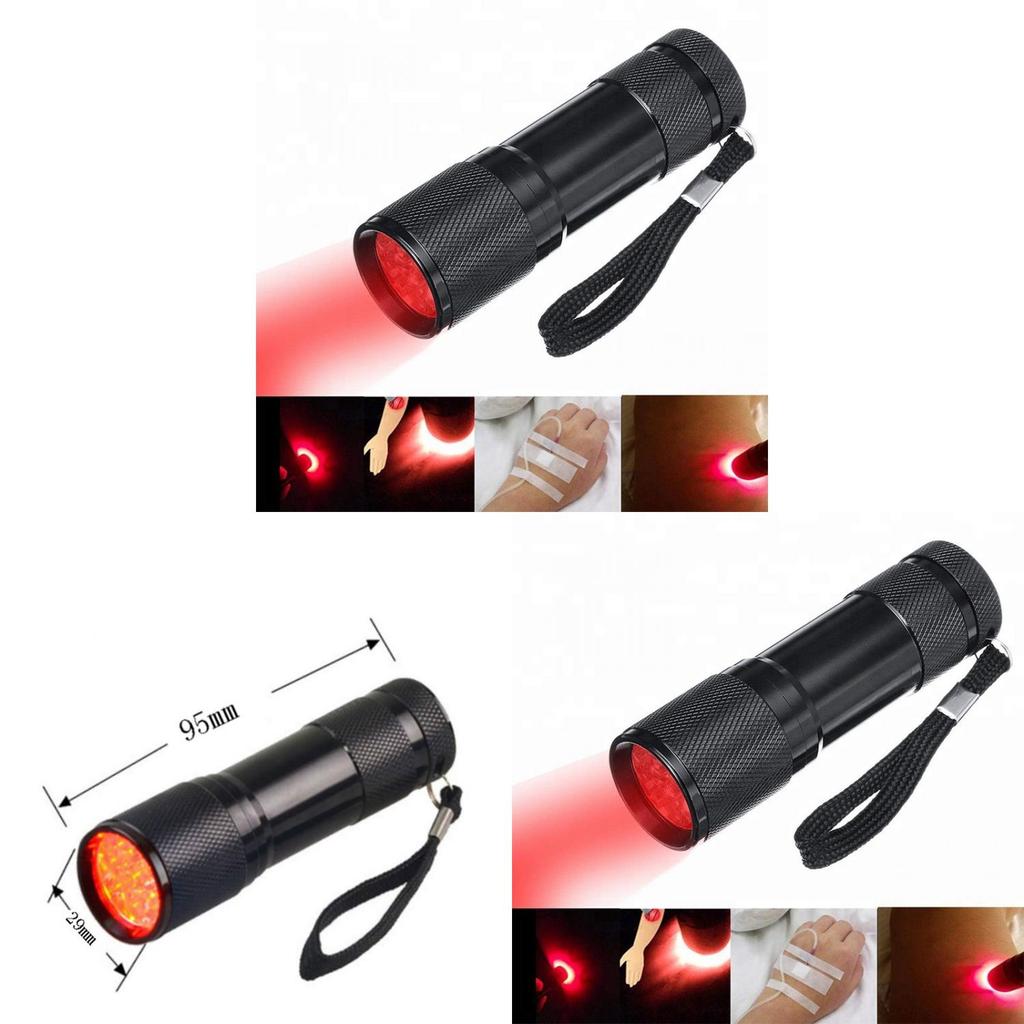 Linterna Portátil de Luz Roja Infrarroja con LED para Imagenología Vascular y Uso Médico