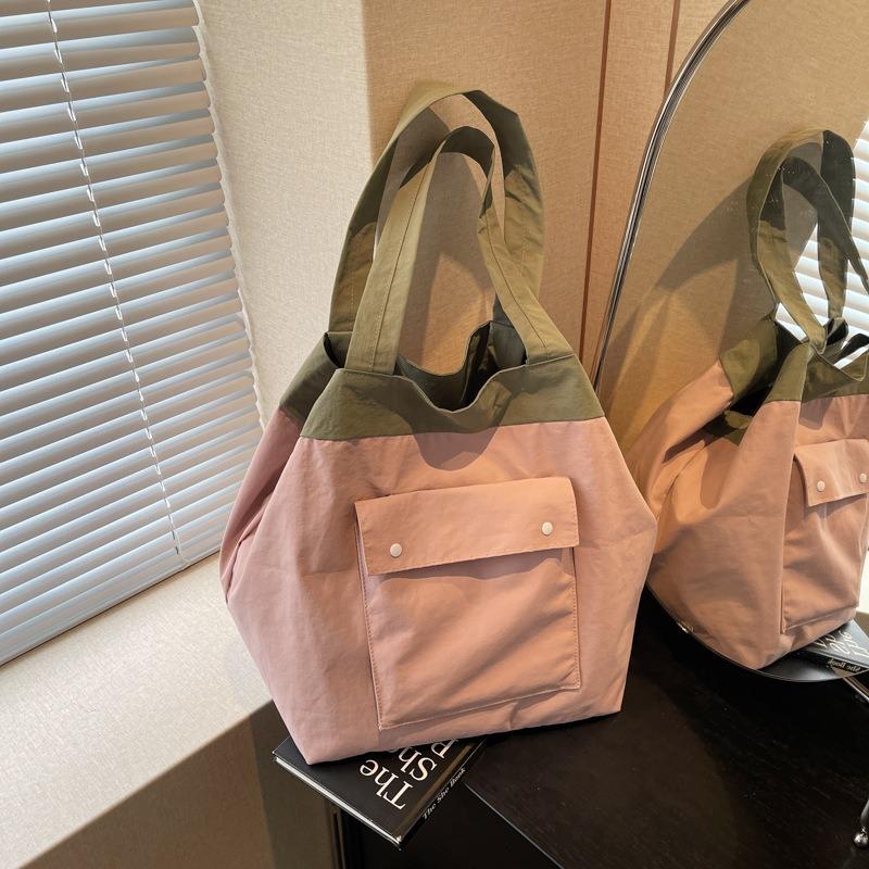 Simple and relaxed large-capacity bag women's new handbag lazy style versatile shoulder tote bag