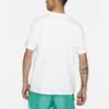 Nike T Shirts Men's White Crew Neck Moderate Straight Fit (Unisex) T-Shirts DJ1563 100