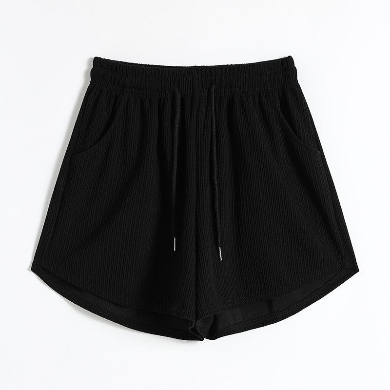 Women's High-Waist A-Line Wide Leg Fitness Running Shorts - Summer Casual Style