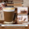 Youluo Thickened Corrugated Anti-Scald Paper Cups