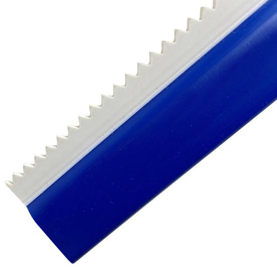 Epoxy Notched Squeegee with Soft Rubber Teeth Professional Self-Leveling Floor Squeegee Cement Painting Coating Toothed