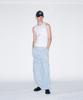 Peulomaleul Wide Fatigue Denim Pants / Stripe