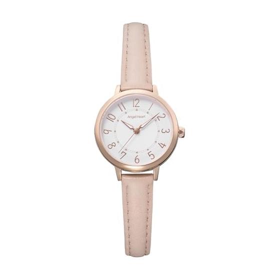 [Angel Heart] Women s Watch Flowery Time Kanna Hashimoto Solar OA26P-PK Leather [Genuine]