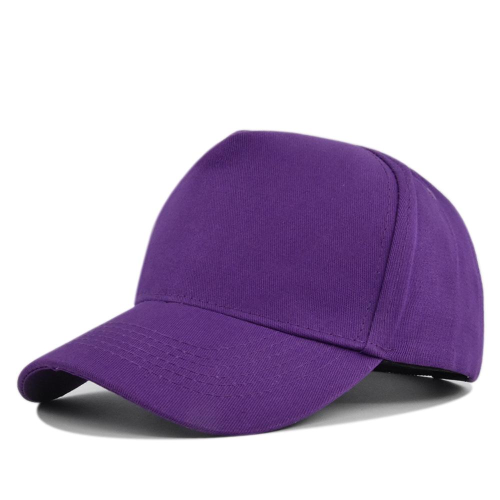Individuell bedruckte einfarbige 5er Packung Baseballkappe Werbekappe für Herren Damen Party Snapback Hut Casquette Gorra Großhandel