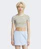 ADIDAS Rip Stripe Tee - Sky Blue / Jc6167