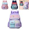Large Capacity Cute Cartoon School Backpack For Kids In Light Pink And Dark Pink Color Collection