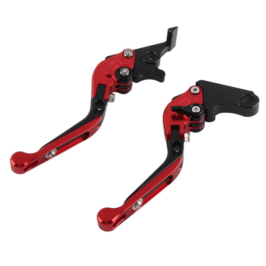 Folding Clutch Lever CNC 6061 Aluminum Alloy Adjustable Length for Trail 125 Monkey 125 Super CUB110 Red