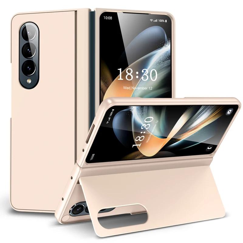 For Samsung Galaxy Z Fold 4 5 6 7 Case Ultimate Touch Feeling PC Bracket Folding Anti-fall Full Protection Cover for Z Fold4 5