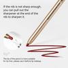 KISSIO Lip Liner, Creamy Lip Pencil, Long-lasting Lip Liner, with Sharpener, Matte Finish, Smooth and Soft, Non-drying, Easy To Use, Cruelty-free,
