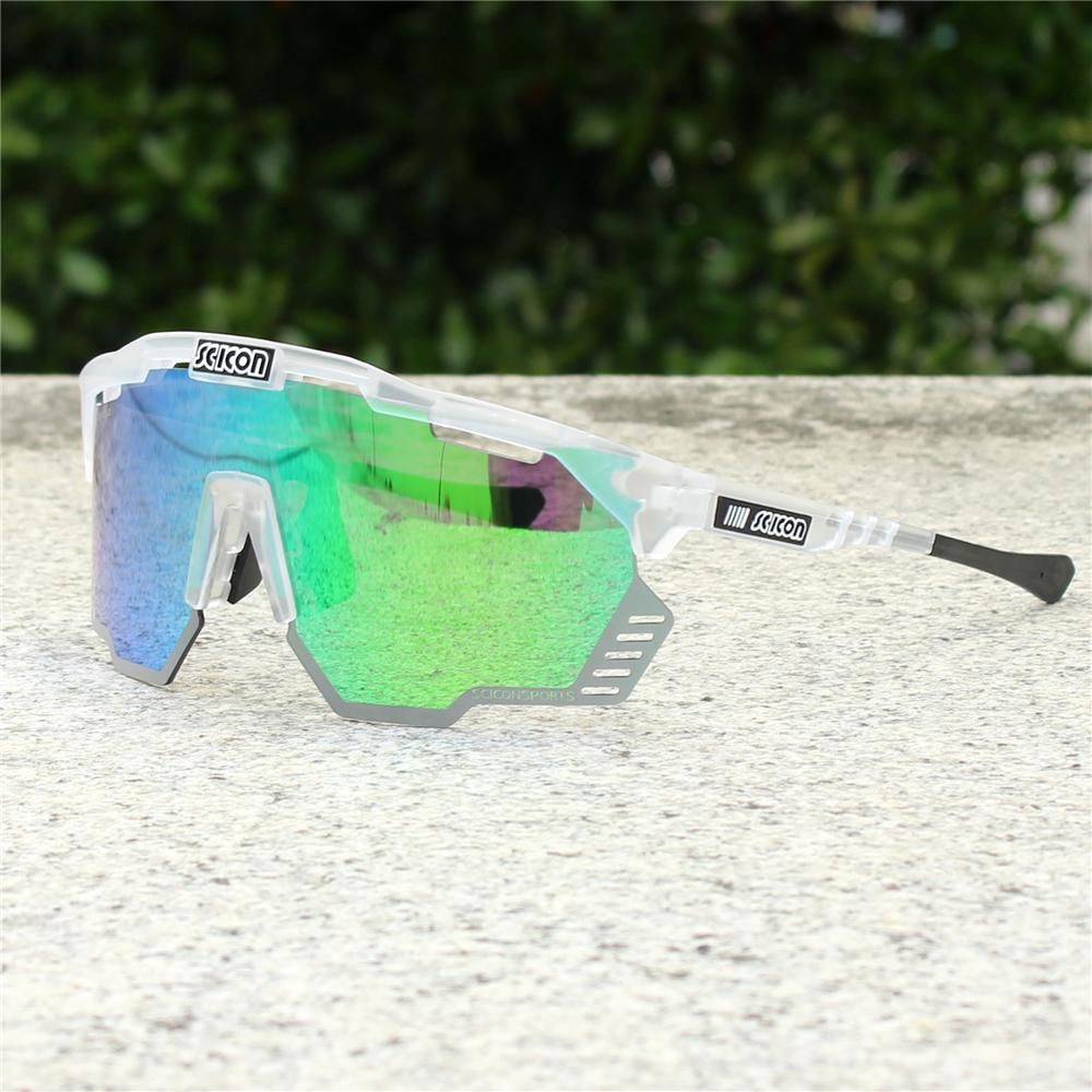 SCICON AEROSHADE KUNKEN UV400 Cycling Sunglasses with Case - Outdoor Sports Men's MTB Road Bike Eyewear Women's Goggles