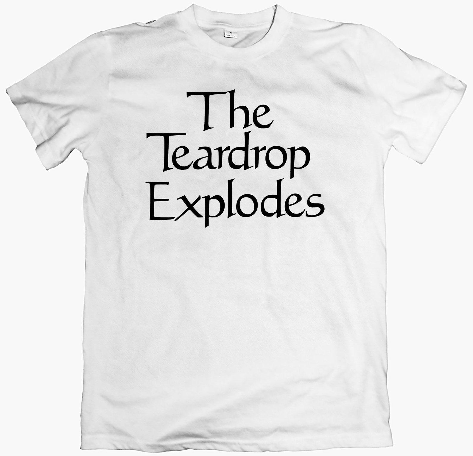 TEARDROP EXPLODES T shirt, 80s Post Punk Pop Tee Indie Psychedelic Band Shirt Vintage Style Graphic Unisex S