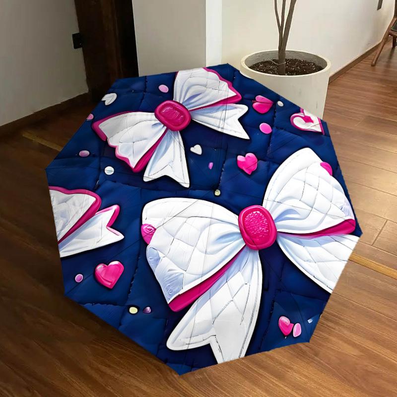 

1pc Bowtie, Heart Automatic Open/Close Umbrella, Formal Events - Ideal Gift for Family or Friends, Outdoor Accessory yy251211251