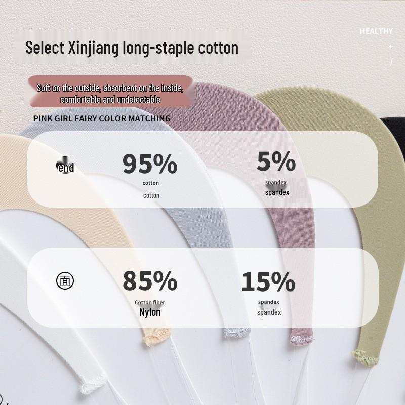 Invisible Ice Silk Low-Cut Boat Socks with Non-Slip Heel & Forefoot, Solid Color, Half-Palm Strap, Perfect for High Heels.