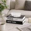 Luxury Book Style Tissue Box Ornaments Napkin Holder Case Organizer Paper Box  Home Decoration