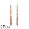 2pcs Tall Unscented Decorations Gift 10 Inch Taper Candle Seasonal Flameless Table Decors Christmas Printed
