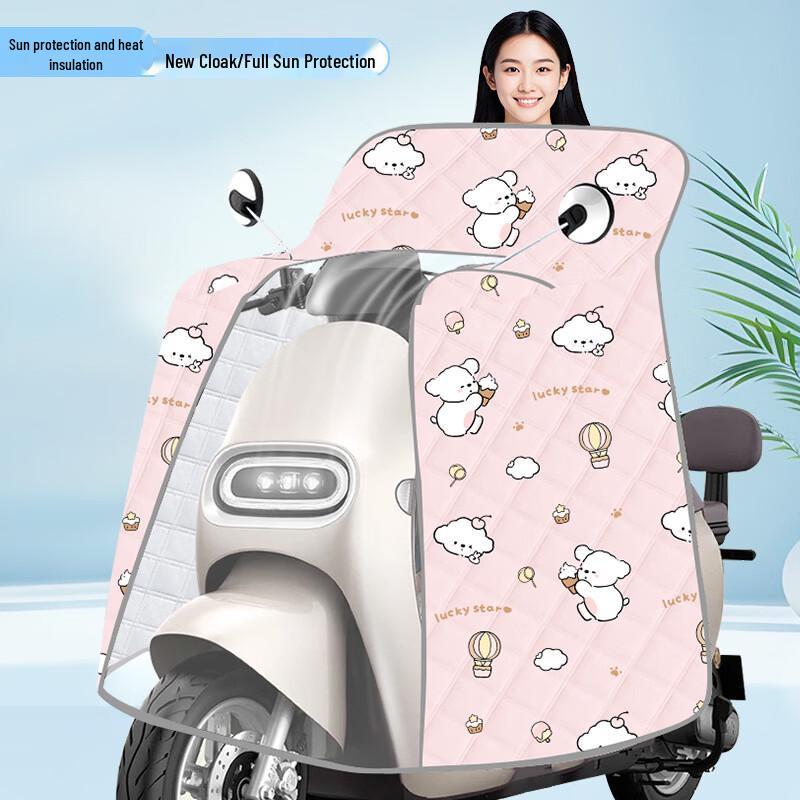 SPACEXPERT Electric Bike Sun Protection Windshield