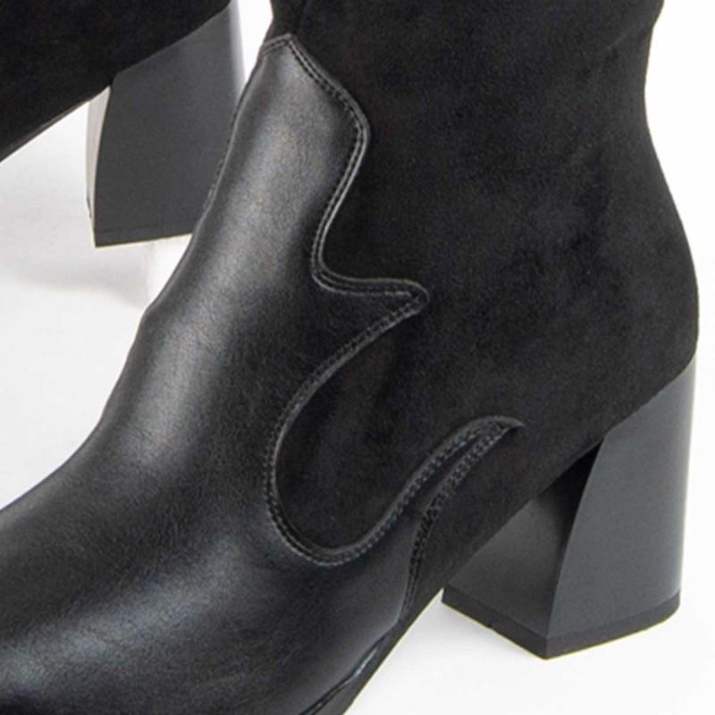 Women's Heel Boot. Montevita Tejan8 100945