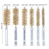 Stainless Steel/Copper/Nylon Brush Wire Tube Machinery Cleaning Brush Rust Cleaner Washing Polishing for Electric Drill Driver