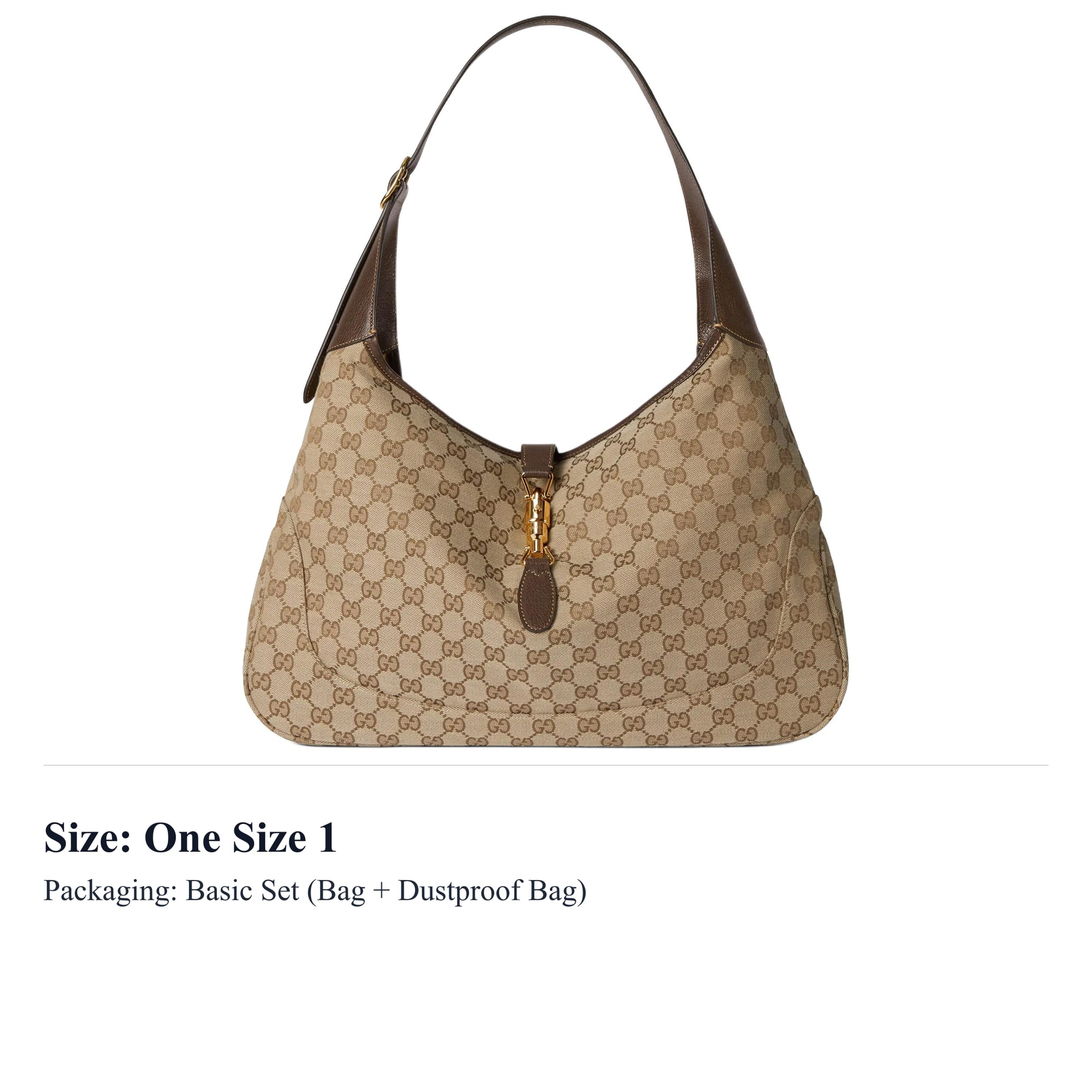 GUCCI Jackie 1961 GG Canvas Shoulder