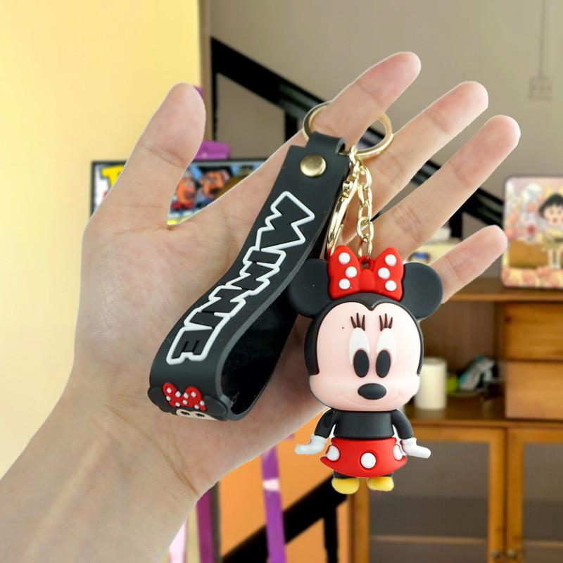 

Брелок для ключей в виде мышки Минни, модный, милый, мультяшный, подвеска для рюкзака, кукла в подарок Minnie