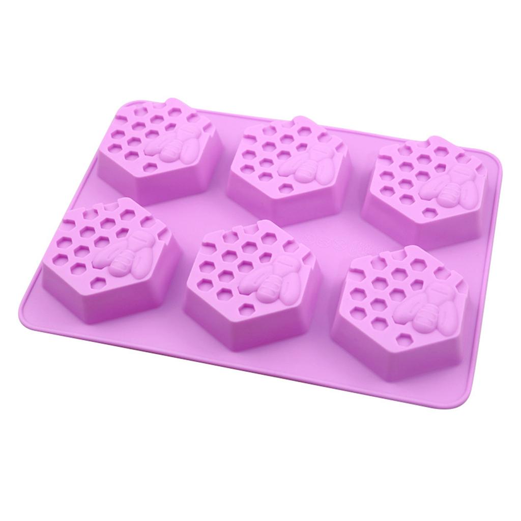Bee Honeycomb Silicone Mold Candle Soap DIY Handicraft Supplies for Beginners Starters Baking Cake Decoration Mould