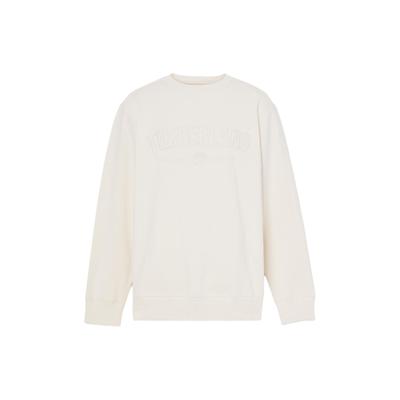 Einfarbiger Rundhals-Sweatshirt Herren Oberteile A42S5-CR3