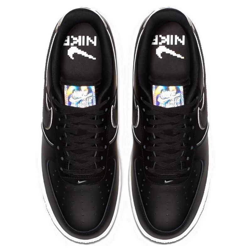 Nike Air Force 1 Low Black Iridescent Outline Sneakers AT6147-001