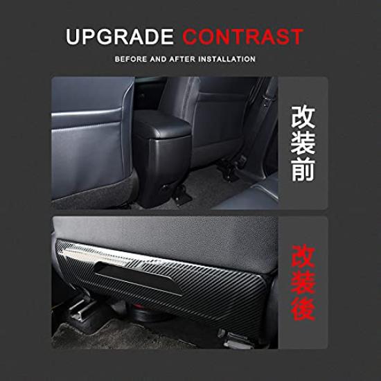 Onami Rear Seat Stain Prevention Front Seat Back Interior Panels for Nissan Stainless Set Mats, Covers, X-TRAIL T32, T33/SNT33, Steel, 2-Piece