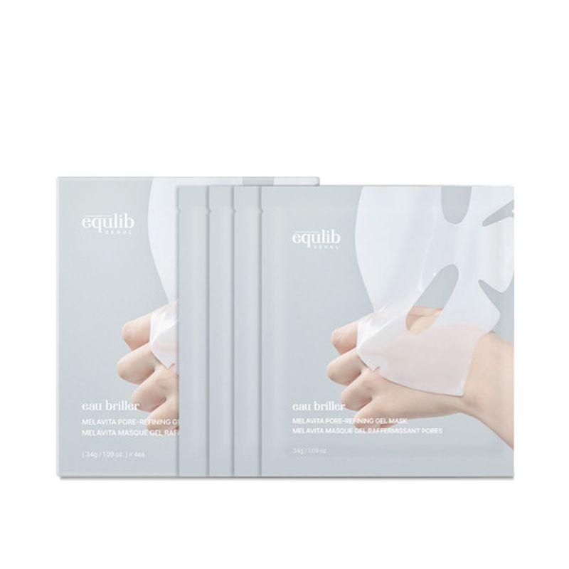 Equlib Au Brier Melavita Pore-Refining Gel Mask 1 Box 34g/4 Sheets O Brien Gel Mask 1 Box 34g 4 Sheets