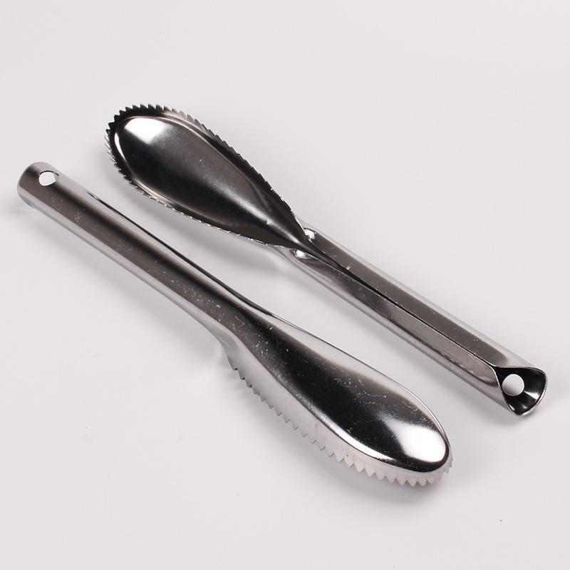 

Скребок и щетка для чистки рыбьей чешуи из нержавеющей стали - кухонный гаджет