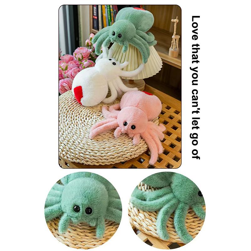 Cute 25Cm Plush Toy Plush Reptile Simulation Spider Hallows' Day Crawling Pet Doll