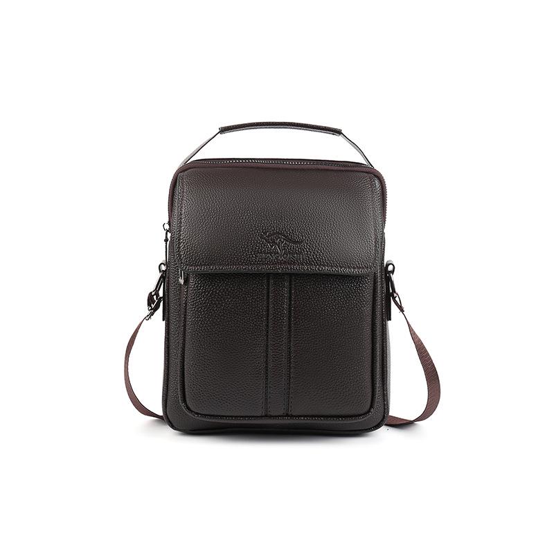 

Мужская летняя сумка кроссбоди и на плечо - Универсальная, модная и многофункциональная коричневый