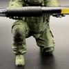 Soldier Pen Holder 3D Printed Kneeling Soldier Pencil Stand Desk Organizer for Office Home Tabletop Decor Gifts for Men Father
