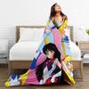 Super Warm BlanketKids Adult Airplane Travel Sailor Moon Throw Blanket  Flannel Bedspread For Outdoor Funny Sofa Bed Cover