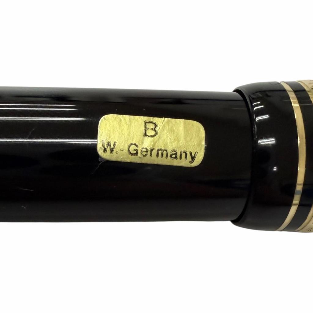 Excellent MONTBLANC fountain pen Meisterstück 146 black 14K mens Used